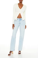 Twisted Split-Hem Sweater