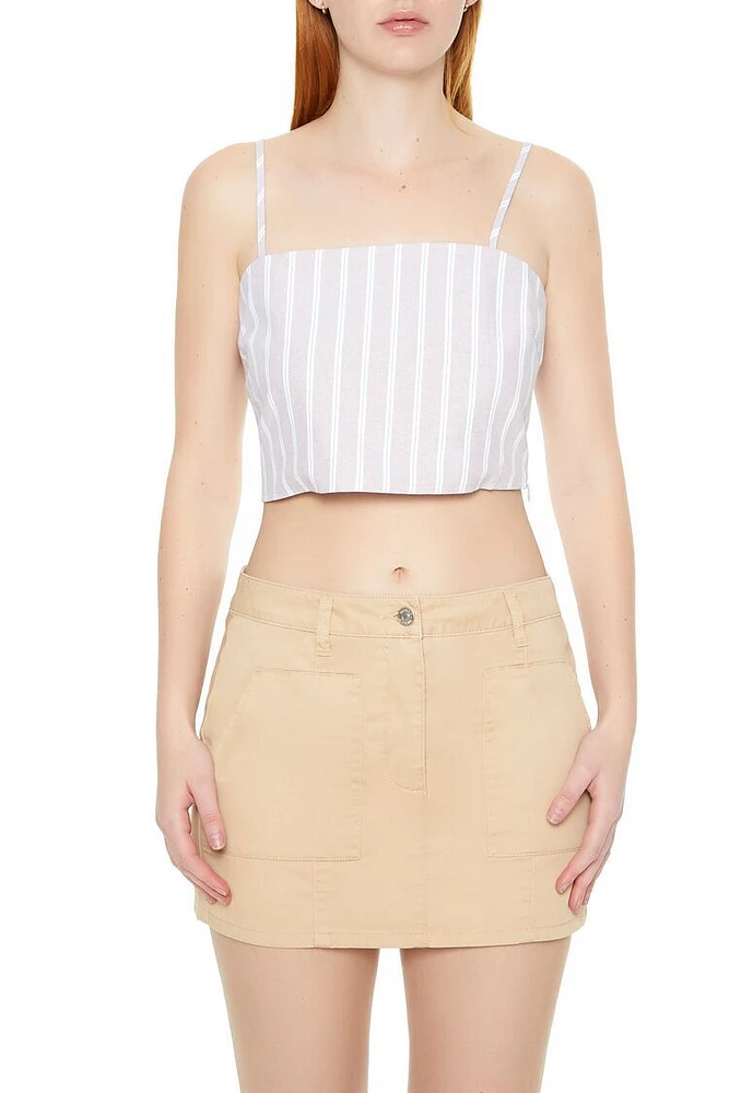 Striped Cropped Cami