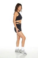 Active Cutout Biker Shorts