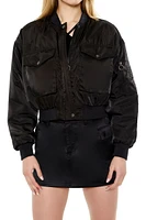 Pull-Ring Bomber Jacket