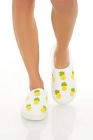 Plush Pineapple House Slippers