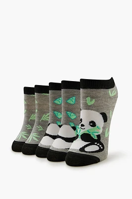 Panda & Bamboo Ankle Socks Set - 3 pack