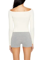 Seamless Boat-Neck Top