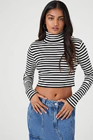 Striped Turtleneck Sweater