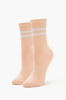 Varsity-Striped Crew Socks