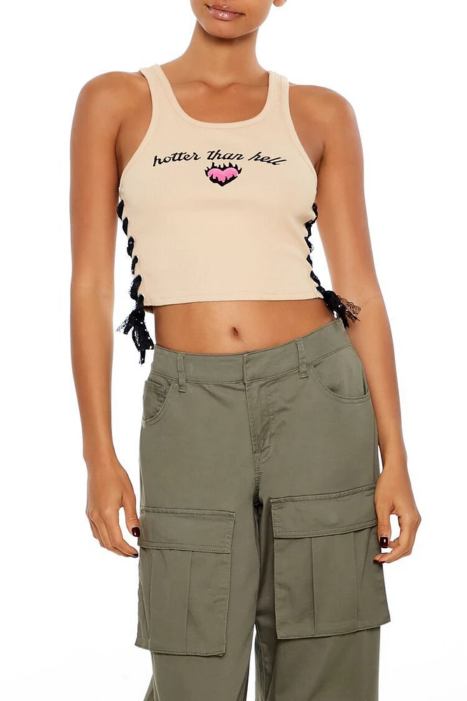 Hotter Than Hell Cropped Tank Top