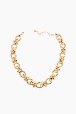 Twisted Faux Pearl Necklace