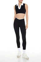 Active Seamless Two-Tone Crop Top