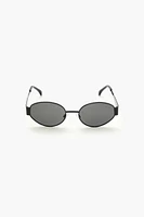 Metal Oval Frame Sunglasses