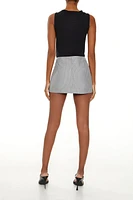 Striped Mini Skirt