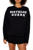 Birthday Queen Rhinestone Pullover