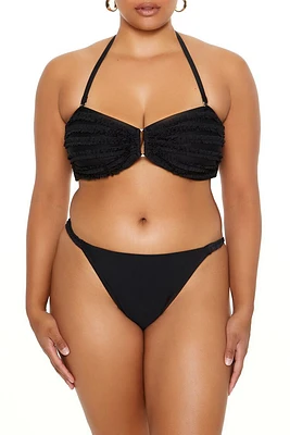 Plus Ruffle Bikini Bottoms