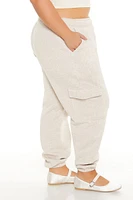 Plus Cargo Fleece Joggers