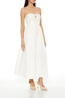 Strapless Sweetheart Maxi Dress