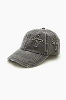 Cross Patchwork Baseball Cap