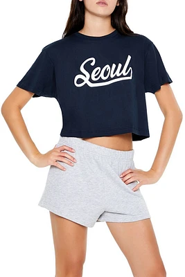 Seoul Graphic Cropped Tee