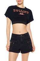 The Rolling Stones Cropped Tee