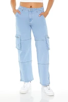 Cargo Straight-Leg Jeans