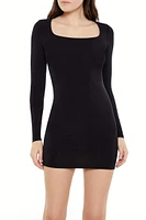 Ribbed Knit Bodycon Mini Dress