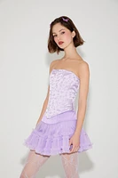 Betsey Johnson Corset Tube Top