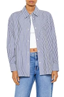 Pinstriped Poplin Shirt