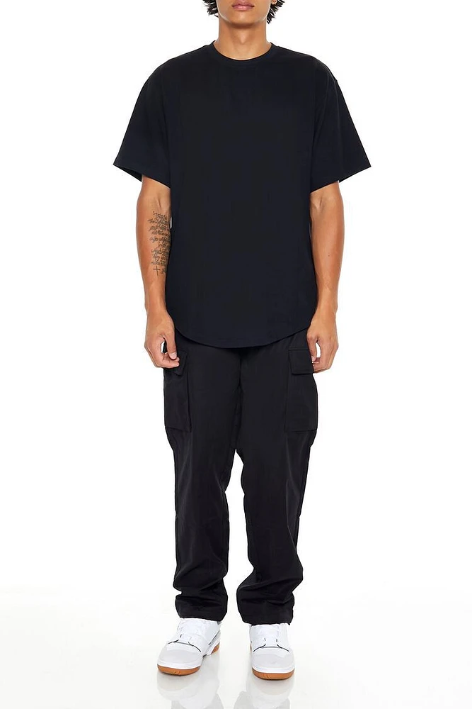 Toggle Drawstring Cargo Joggers