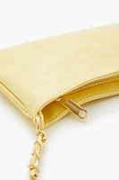 Faux Croc Baguette Bag