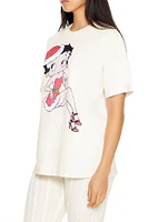 Rhinestone Santa Betty Boop Tee