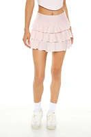 Active Tiered Flounce Skater Skort