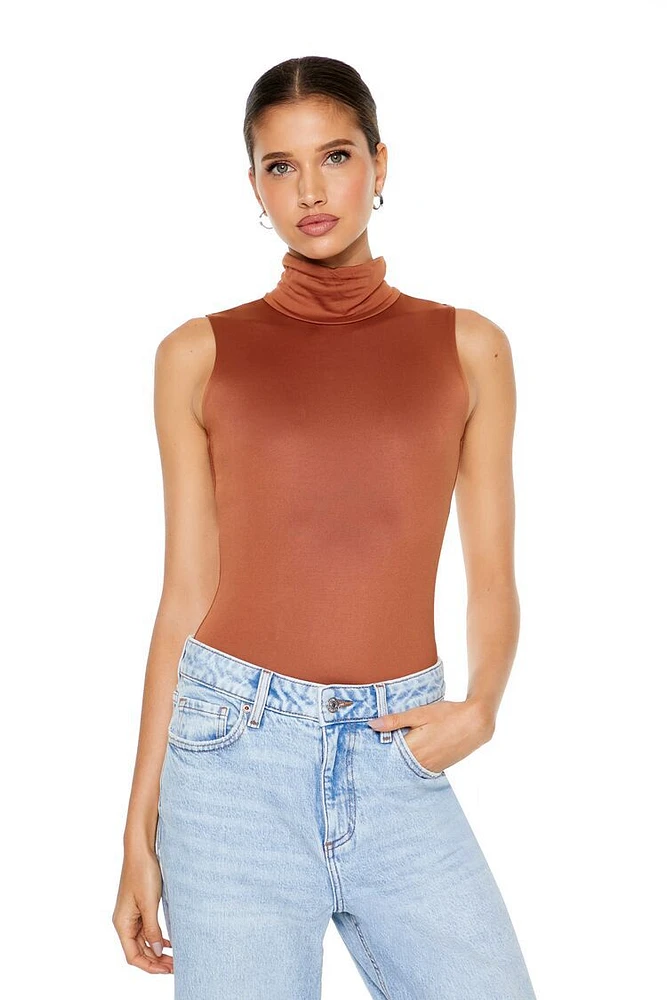 Contour Sculpt Turtleneck Bodysuit