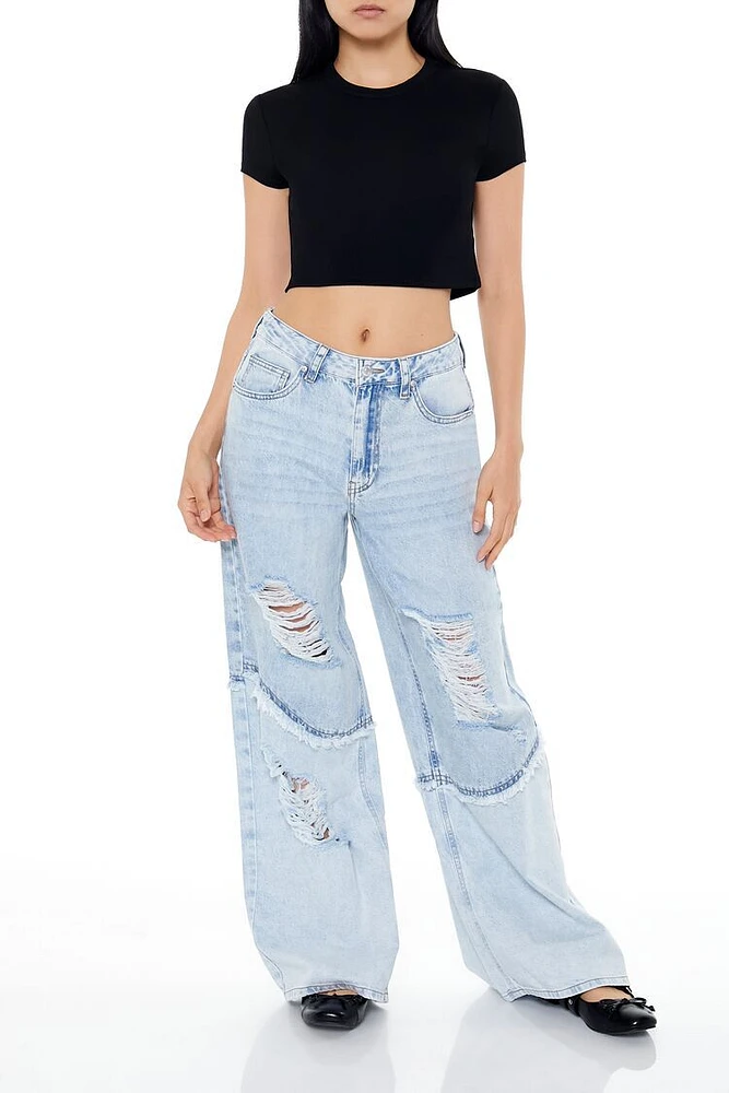 Reworked High-Rise Baggy Jeans