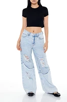 Reworked High-Rise Baggy Jeans