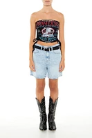 Western Pioneers Graphic Tube Top