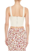 Lace-Up Crop Top