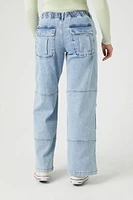 Utility Wide-Leg Cargo Jeans