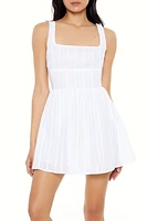 Crochet Lace Mini Tank Dress