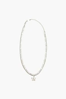 Layered Butterfly Charm Necklace
