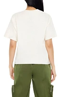 Farmers Market Apple Cropped Graphic Tee