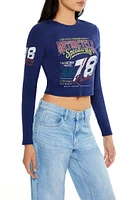 Motorcycle Speedway Crop Top