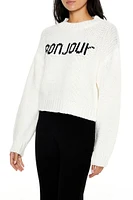 Bonjour Drop-Sleeve Sweater