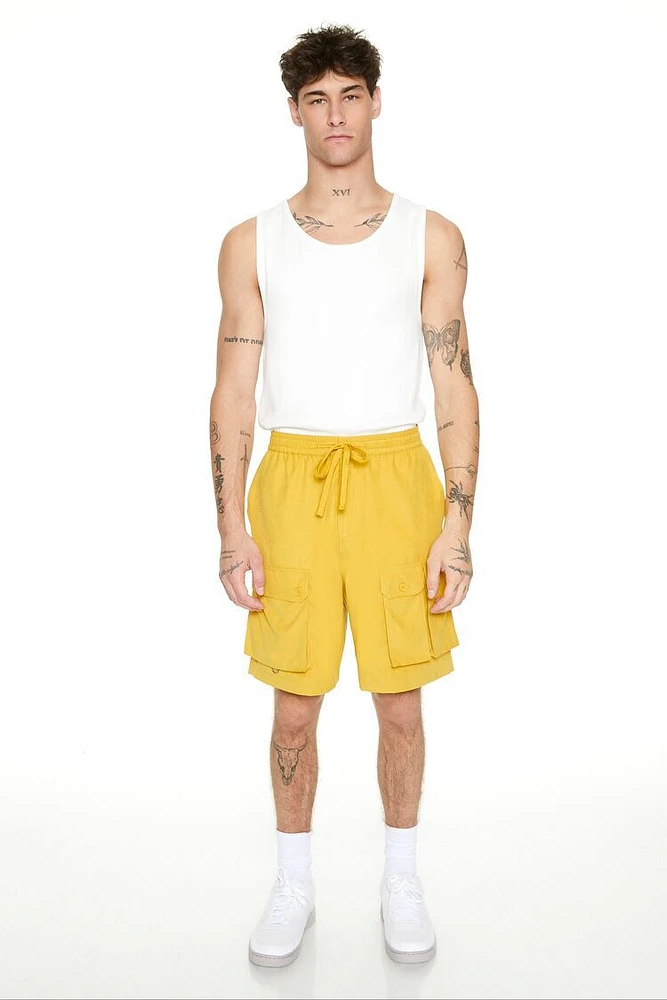 Drawstring Cargo Shorts