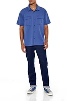Two-Pocket Button-Front Shirt