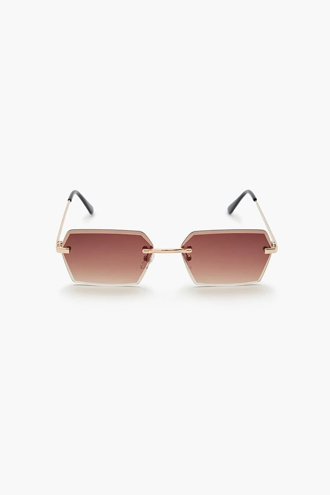 Rectangular Frame Sunglasses