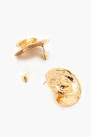 Spiral Shell Stud Earrings