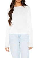 Boat-Neck Long-Sleeve Top