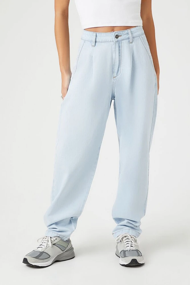 Baggy High-Rise Straight Jeans