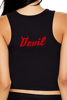 Angel Devil Cropped Tank Top