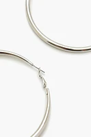 Smooth Hoop Earrings