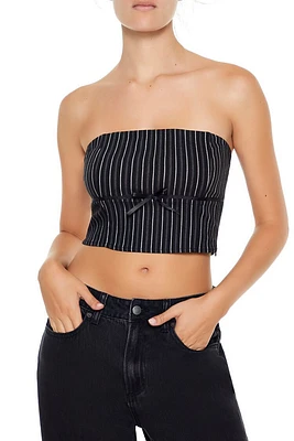 Striped Bow Tube Top