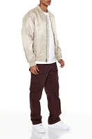 Twill Straight Cargo Pants